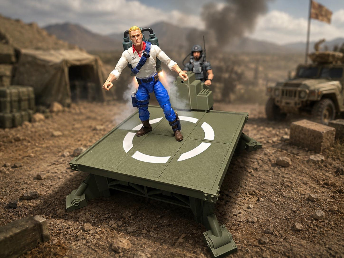 Classified-Scale JUMP Jet Pack Launch Pad for 1:12 Scale Action Figures