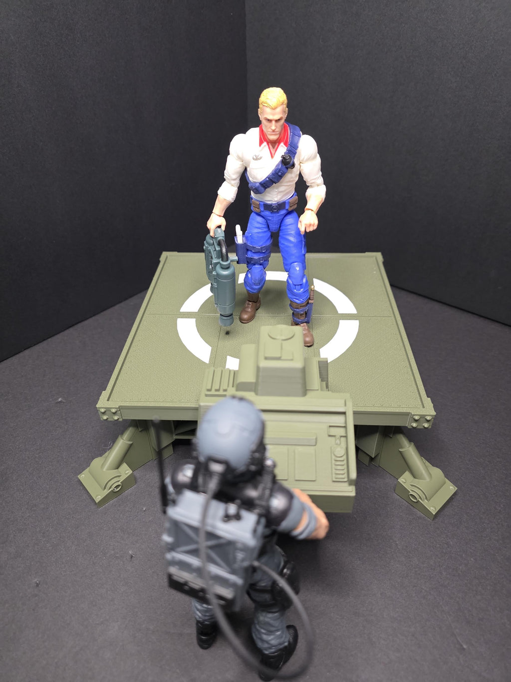 Classified-Scale JUMP Jet Pack Launch Pad for 1:12 Scale Action Figures
