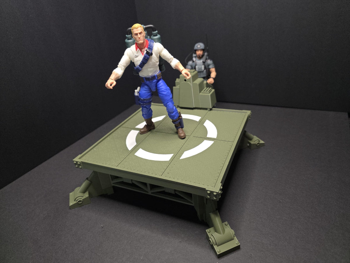 Classified-Scale JUMP Jet Pack Launch Pad for 1:12 Scale Action Figures
