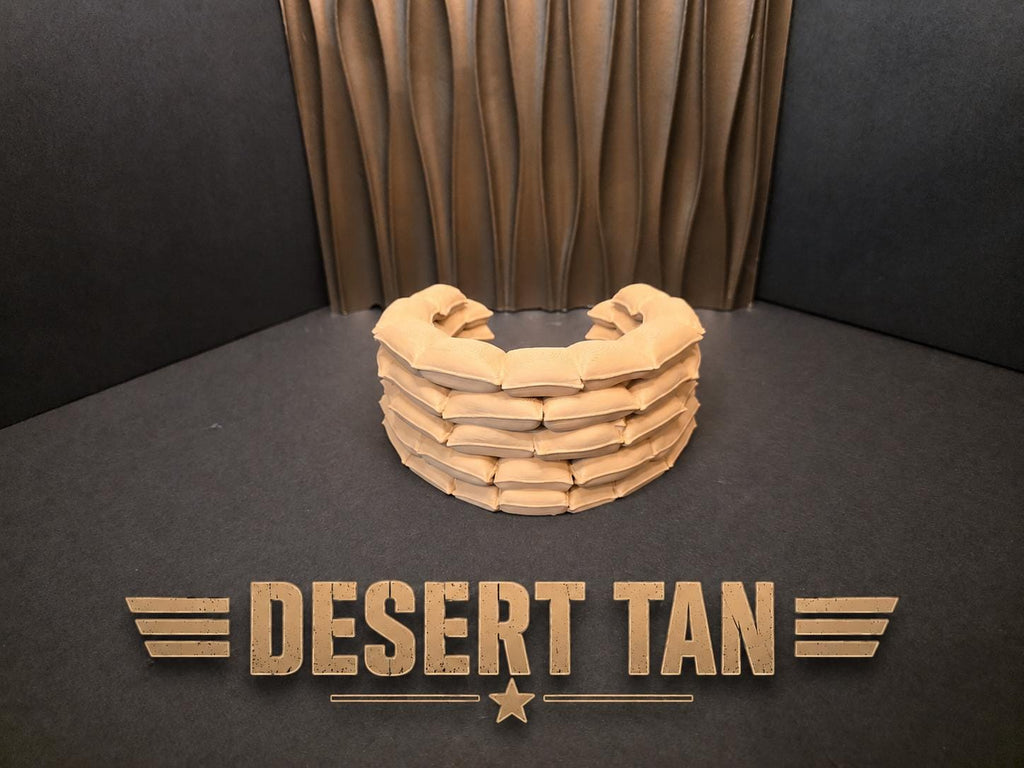 Classified-Scale Machine Gun Nest | 1:12 Scale Sandbag Bunker Diorama Accessory for GI Joe Classified Action Figures