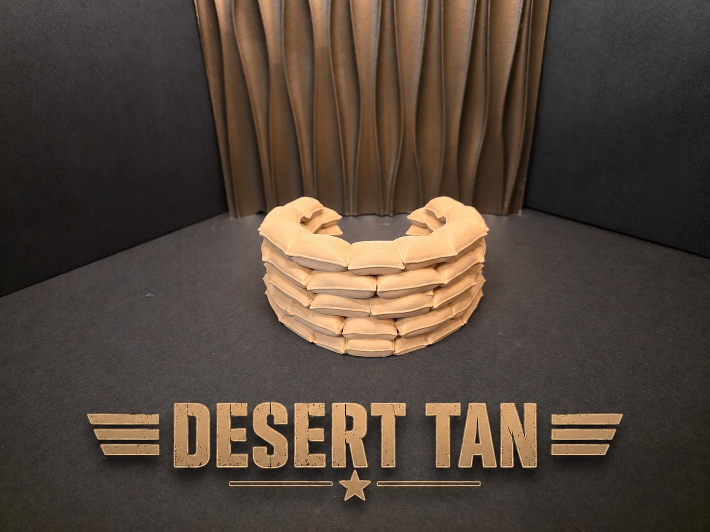 Classified-Scale Machine Gun Nest | 1:12 Scale Sandbag Bunker Diorama Accessory for GI Joe Classified Action Figures